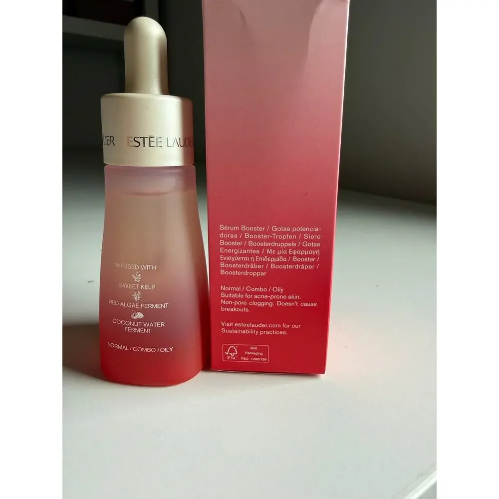 $49 New Estée Lauder Nutritious Booster Drops Serum 1.2 oz Pore Minimizing Serum